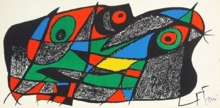リトグラフ Miró - Miro sculpteur, Suède