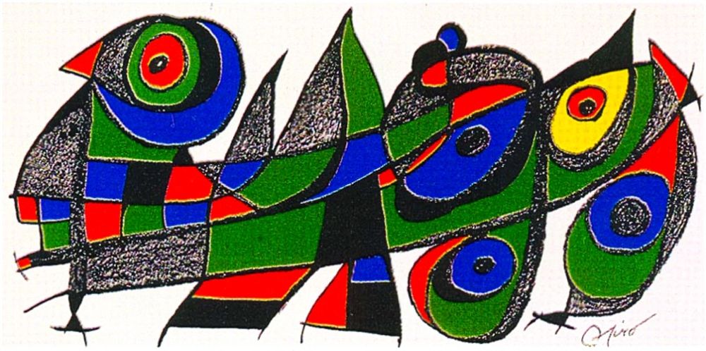 リトグラフ Miró - Miro Sculptor - Japan 