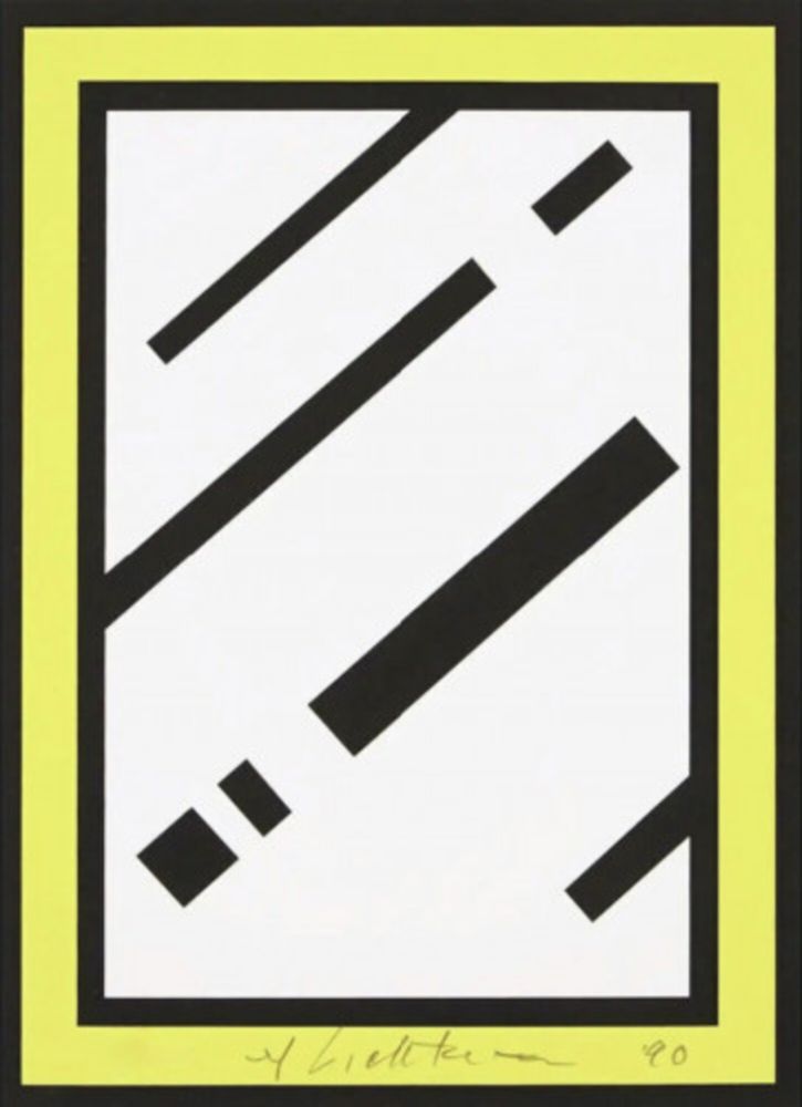 シルクスクリーン Lichtenstein - Mirror