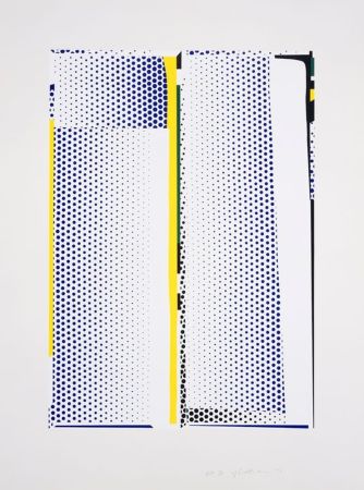 シルクスクリーン Lichtenstein - Mirror #9