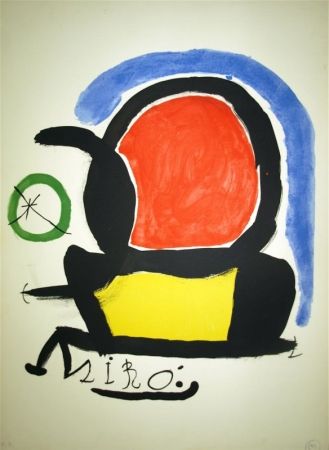 リトグラフ Miró - MIRÓ EL TAPIS DE TARRAGONA