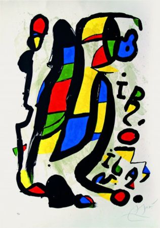 リトグラフ Miró - Mirò Milano