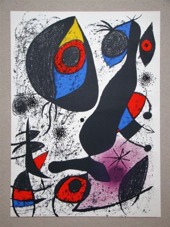 リトグラフ Miró - Miró a l'encre
