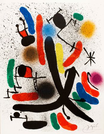 リトグラフ Miró -  Miró lithographe I (Maeght 855)