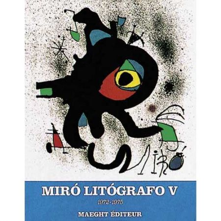 挿絵入り本 Miró - Miró Lithographe V
