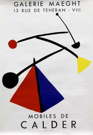 リトグラフ Calder - Mobiles  Galerie Maeght