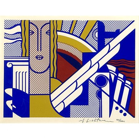 シルクスクリーン Lichtenstein - Modern Art Poster 