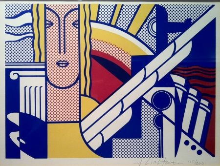シルクスクリーン Lichtenstein - Modern Art Poster