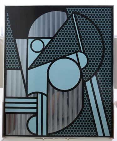 リトグラフ Lichtenstein - Modern Head 4