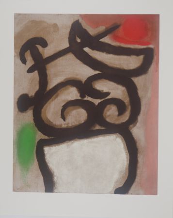 リトグラフ Miró - Modèle féminin
