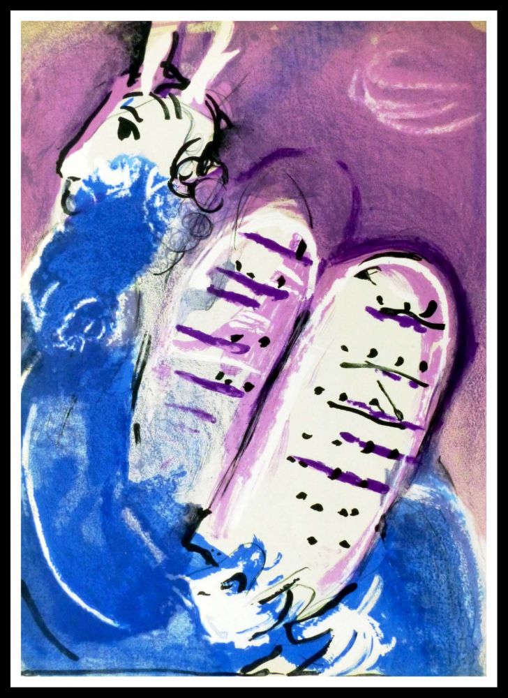 リトグラフ Chagall - MOISE II