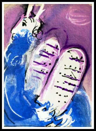 リトグラフ Chagall - MOISE II