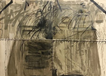 リトグラフ Tàpies - Moix