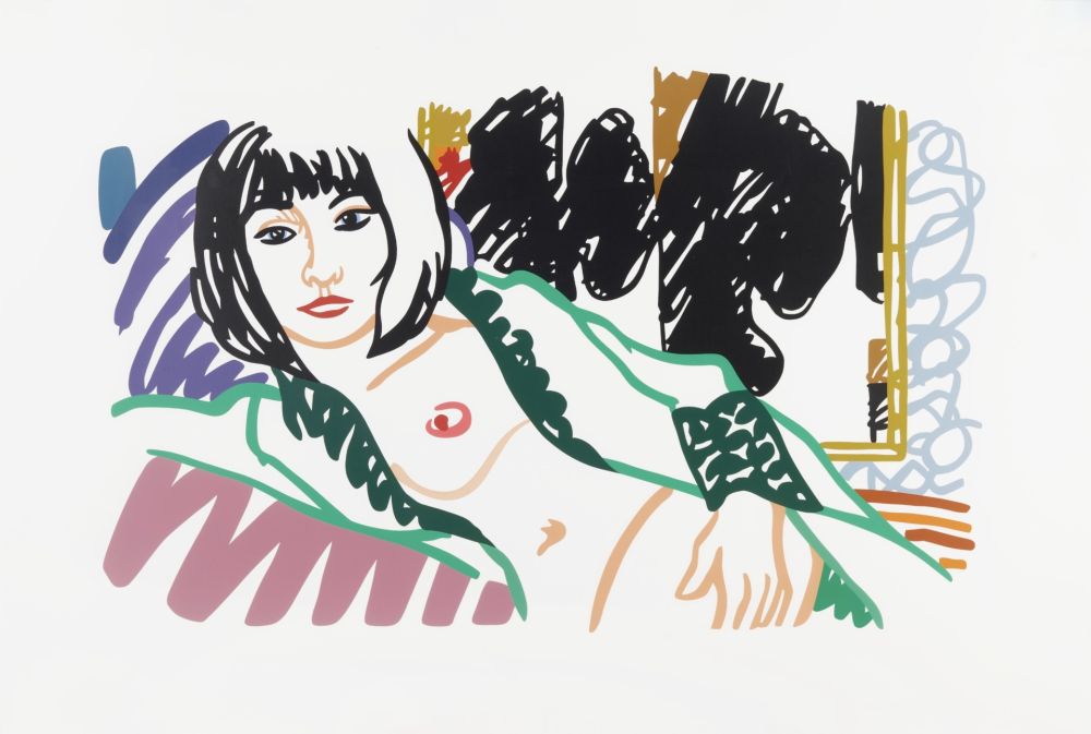 シルクスクリーン Wesselmann - Monica in Robe with Motherwell