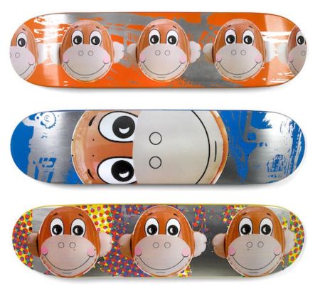 シルクスクリーン Koons - Monkey Train Decks for Supreme