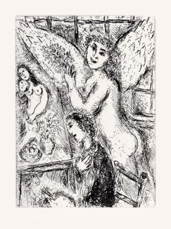 挿絵入り本 Chagall - Monotypes 1961-1965