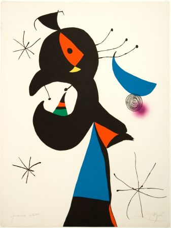 リトグラフ Miró - Mont-Roig IV