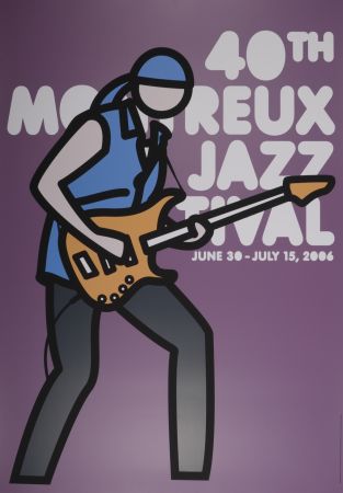 シルクスクリーン Opie - Montreux Jazz Festival, 2006