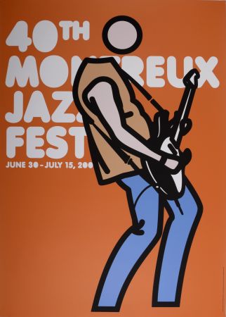 シルクスクリーン Opie - Montreux Jazz Festival, 2006