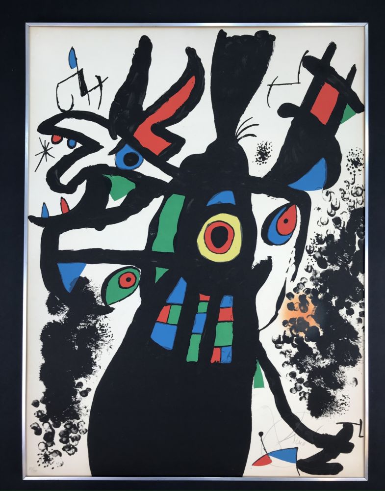 リトグラフ Miró -  Montroig 3