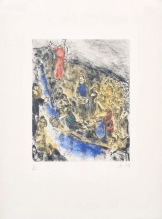 彫版 Chagall - Moses Striking Water from the Rock