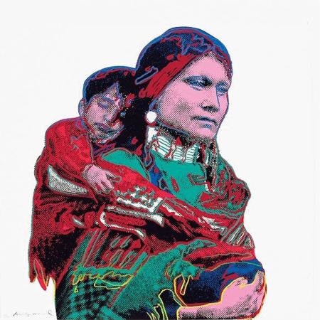 シルクスクリーン Warhol - Mother and Child (FS II.383)