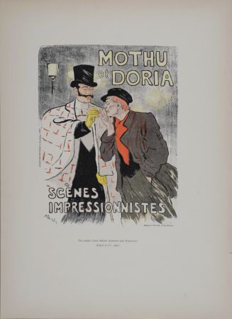 リトグラフ Steinlen - Mothu et Doria : Scènes impressionnistes, 1896 