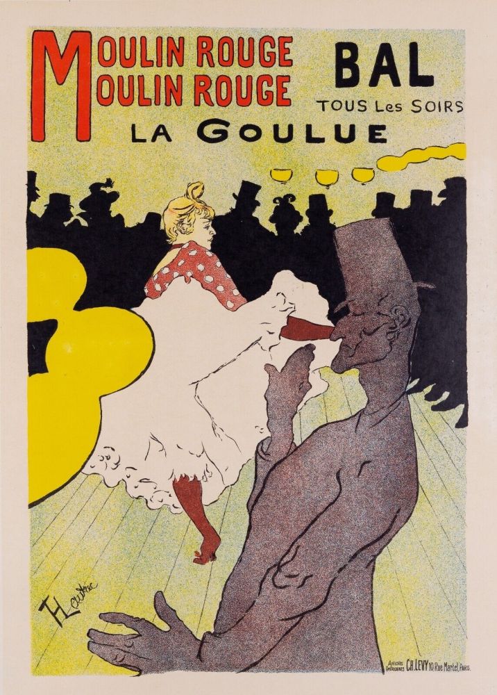 リトグラフ Toulouse-Lautrec - Moulin Rouge - La Goulue