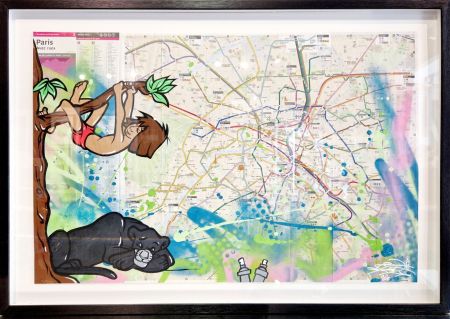 技術的なありません Fat - Mowgli & Bagheera (Metro Map of Paris)