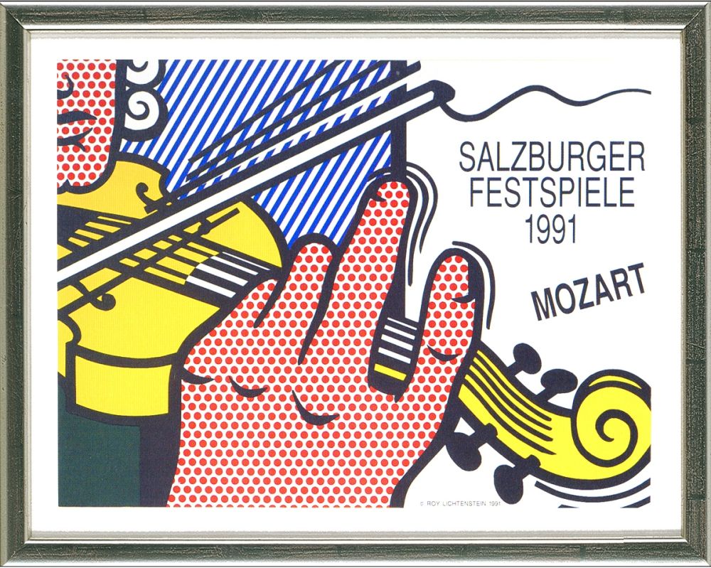 リトグラフ Lichtenstein - Mozart - Salzburg