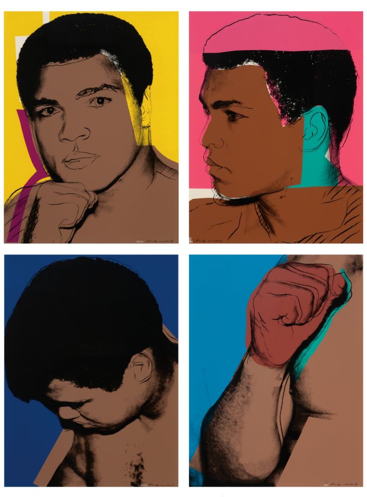 シルクスクリーン Warhol - Muhammad Ali Complete Portfolio 