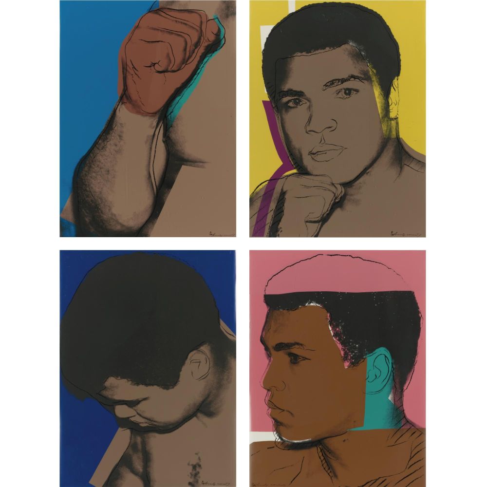 シルクスクリーン Warhol - Muhammad Ali Complete Portfolio 