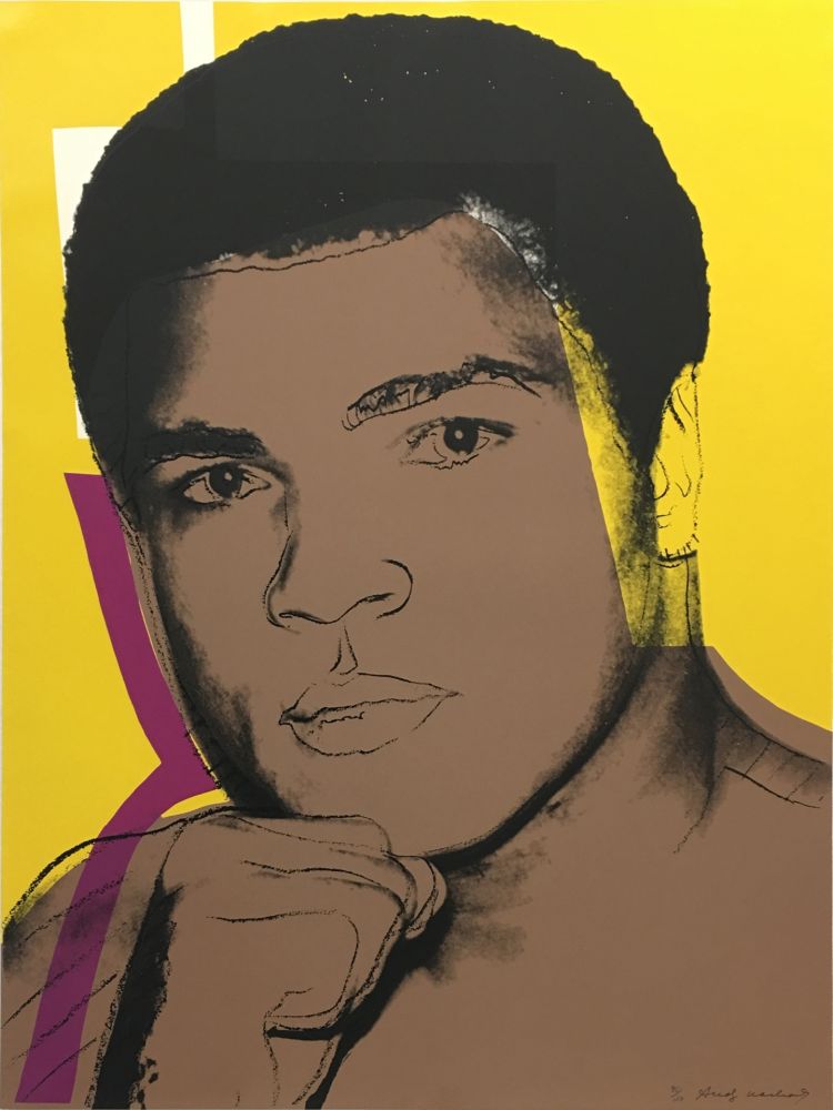 シルクスクリーン Warhol - Muhammad Ali: Full Face, II.182