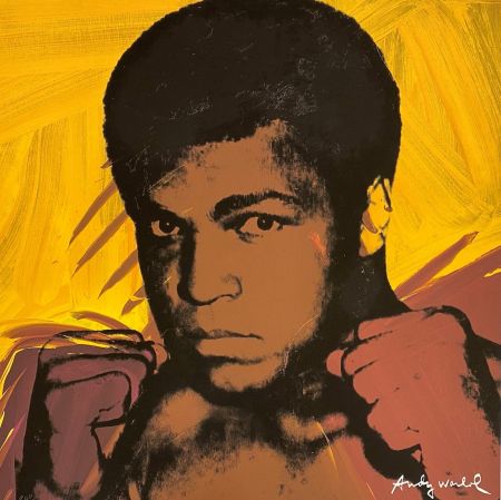 オフセット Warhol - Muhammad Ali (Yellow)