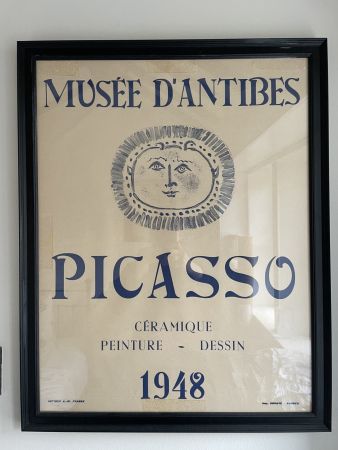 リトグラフ Picasso - Musee d'Antibes Ceramique, Peinture, Dessin 1948