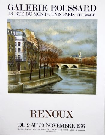 リトグラフ Renoux - Musee du Luxembourg 