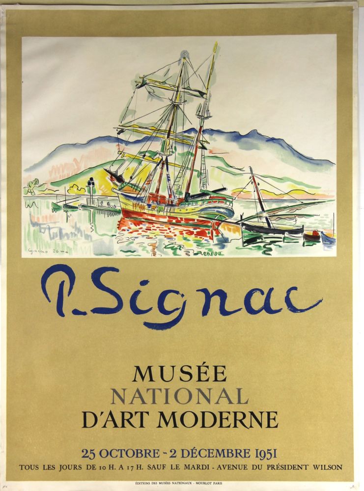 リトグラフ Signac - Musee National d'Art Moderne
