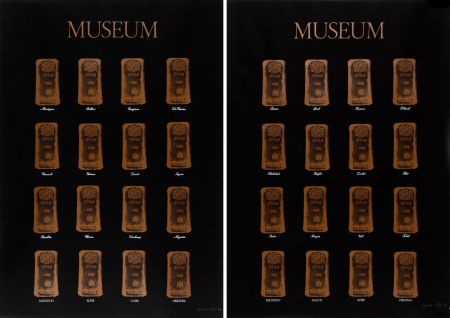 シルクスクリーン Broodthaers - Museum - Museum