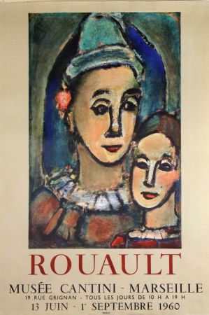 リトグラフ Rouault - Musée  Cantini 