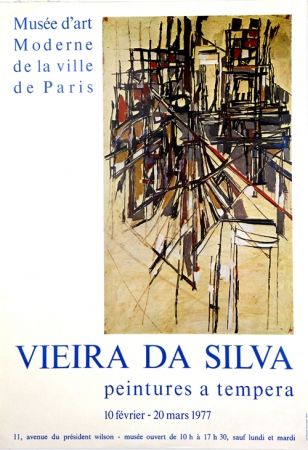 オフセット Vieira Da Silva - Musée D'Art Moderne de Paris