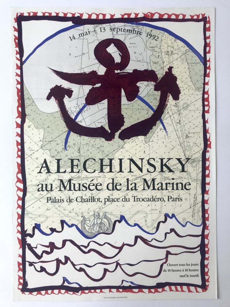 掲示 Alechinsky - Musée de la Marine