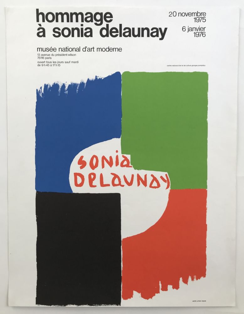 リトグラフ Delaunay - Musée National d'Art Moderne