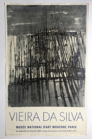 掲示 Vieira Da Silva - Musée national d'art moderne