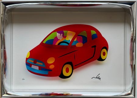 シルクスクリーン Lodola - My city car (Plexiglass)