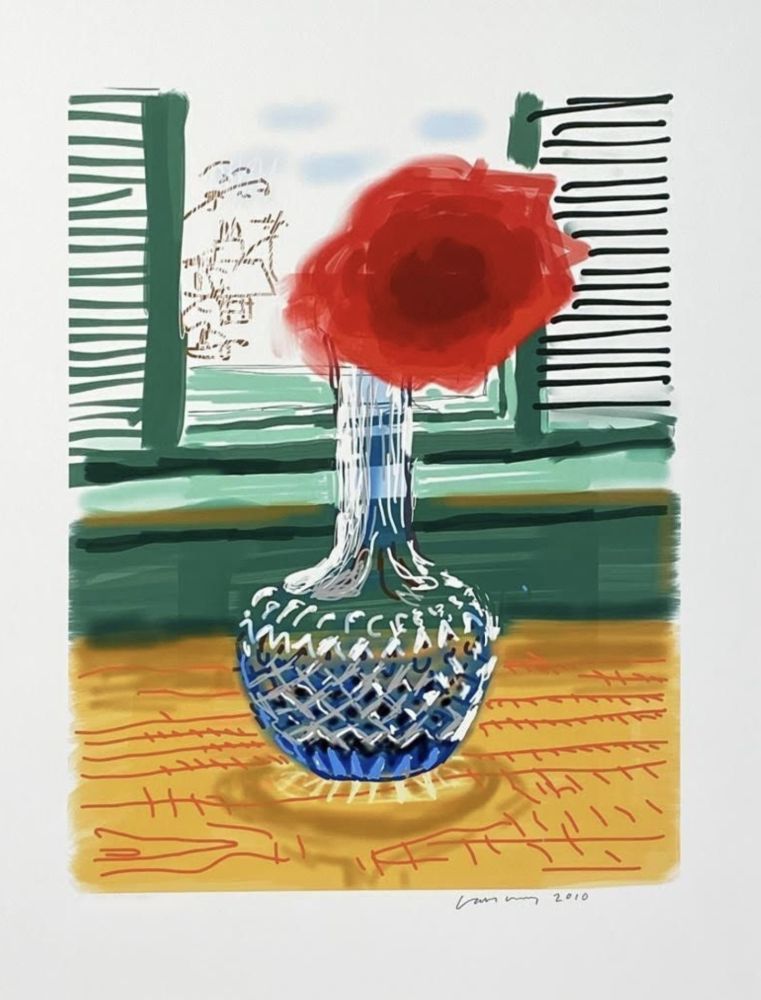 多数の Hockney - My Window - iPad drawing 'No. 281', 23rd July 2010