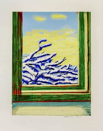 多数の Hockney - My Window - iPad drawing ‘No. 610', 23rd December 2010