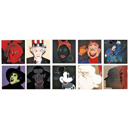 シルクスクリーン Warhol - Myths Complete Portfolio