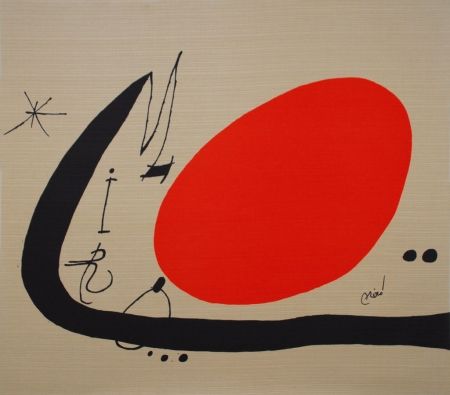 リトグラフ Miró - Mà de Proverbis