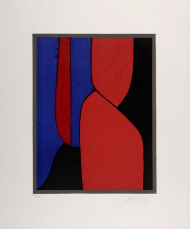 リトグラフ Vasarely - Ménerbes, 1972 - Hand-signed