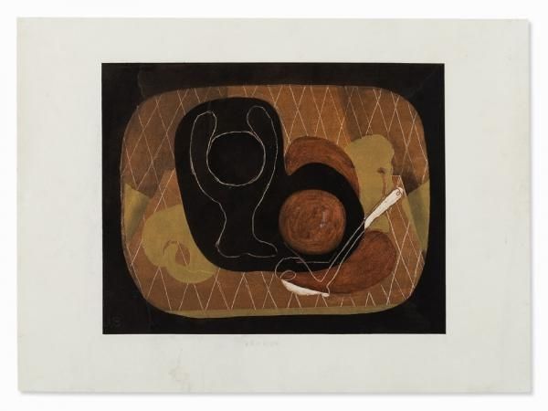 ステンシル Braque - NATURE MORTE, 1931-1933 